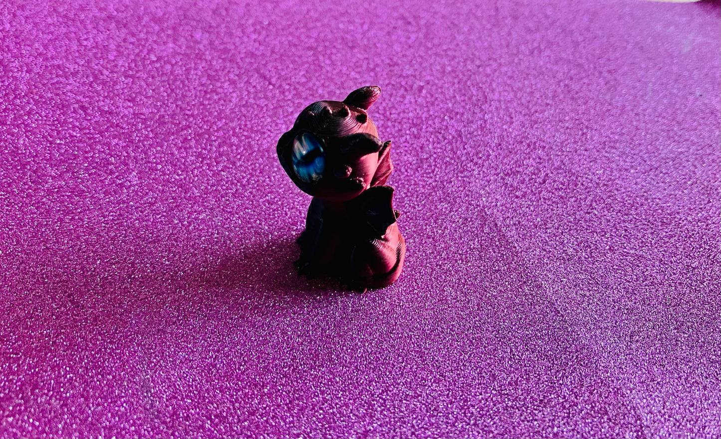 3D Printed Mini Dragon (Black-Brown)