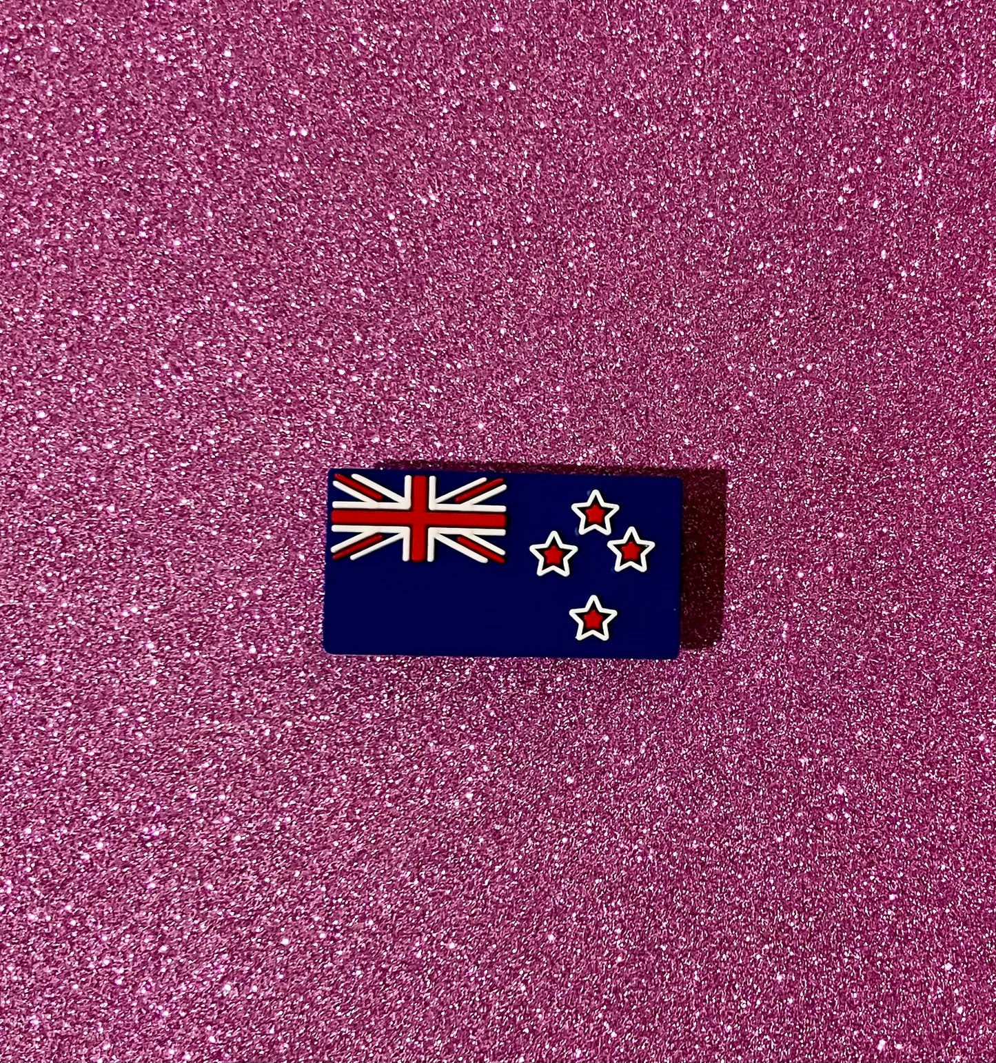 @80 New Zealand Flag Shoe Charm