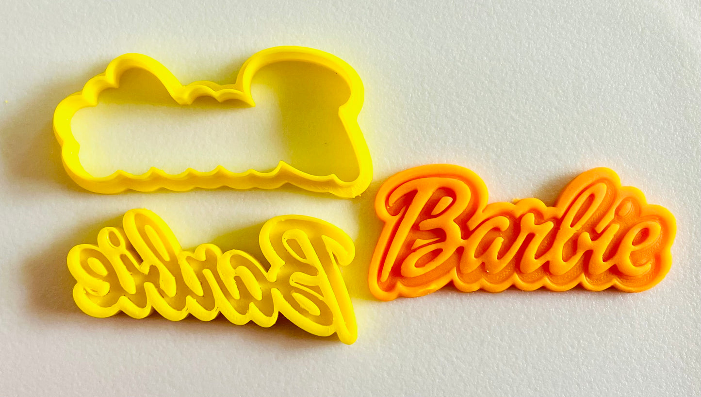 3D Printed Doh/Clay Cutter and Stamp #27