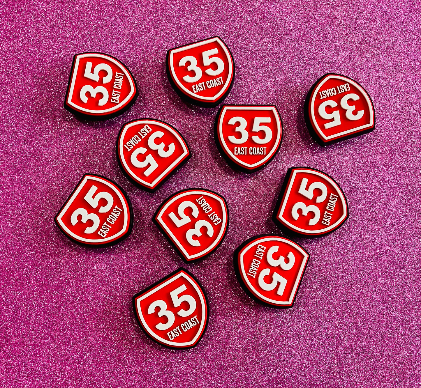 @50 Shoe Charms Pack of 10