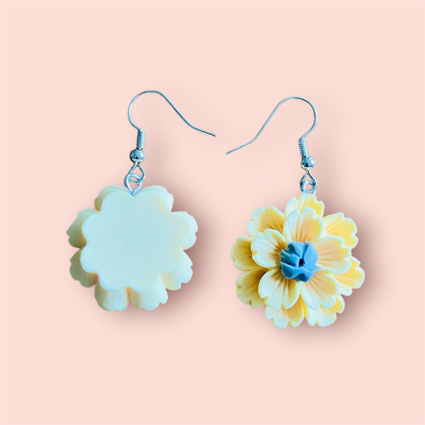 Yellow Flower Earrings