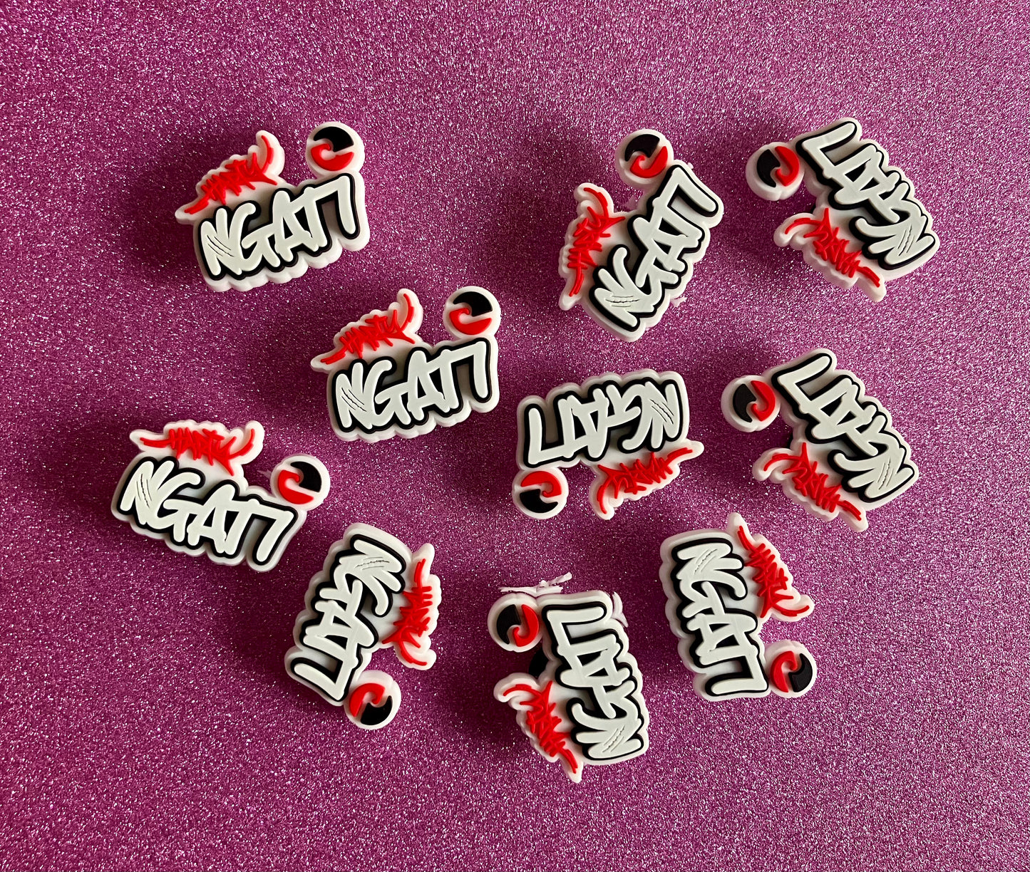 @79 Shoe Charms Pack of 10