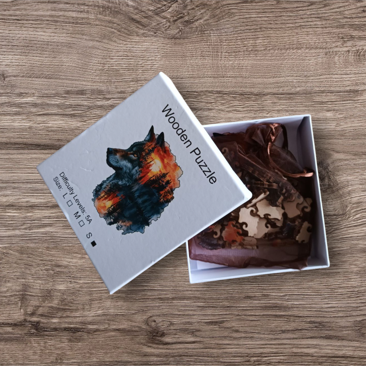Wolf Wooden Puzzle