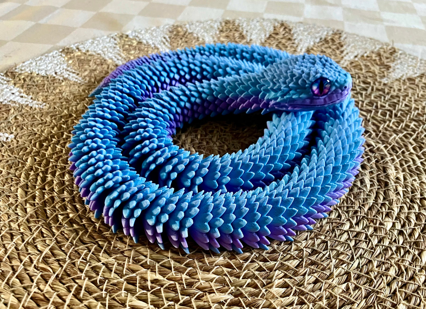 3D Printed Snake 84cm approx