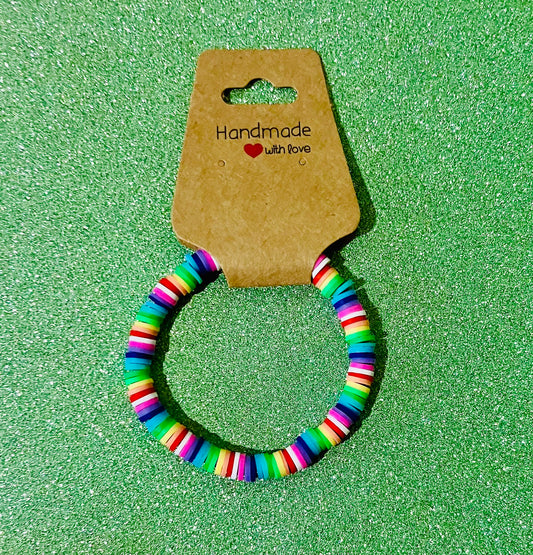 Clay Beads Stretchable Bracelet