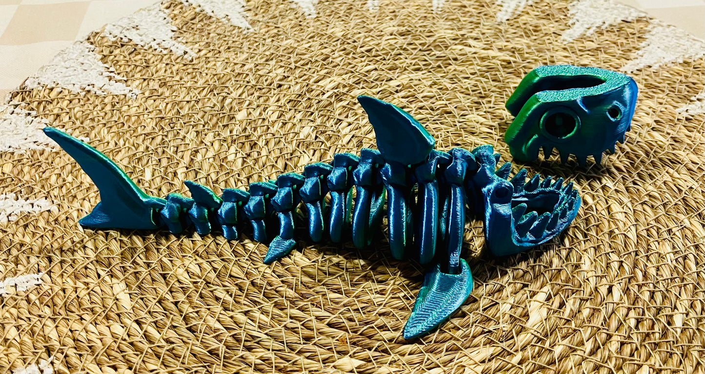 3D Printed Shark (Removable Head)