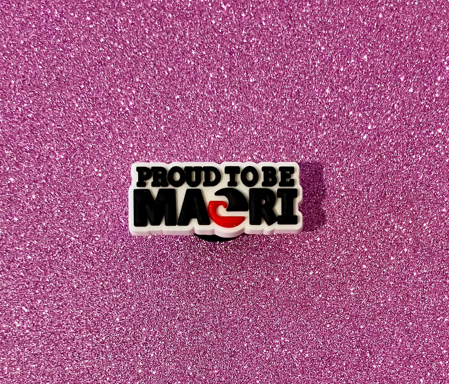 @65 Proud To Be Maori Shoe Charm