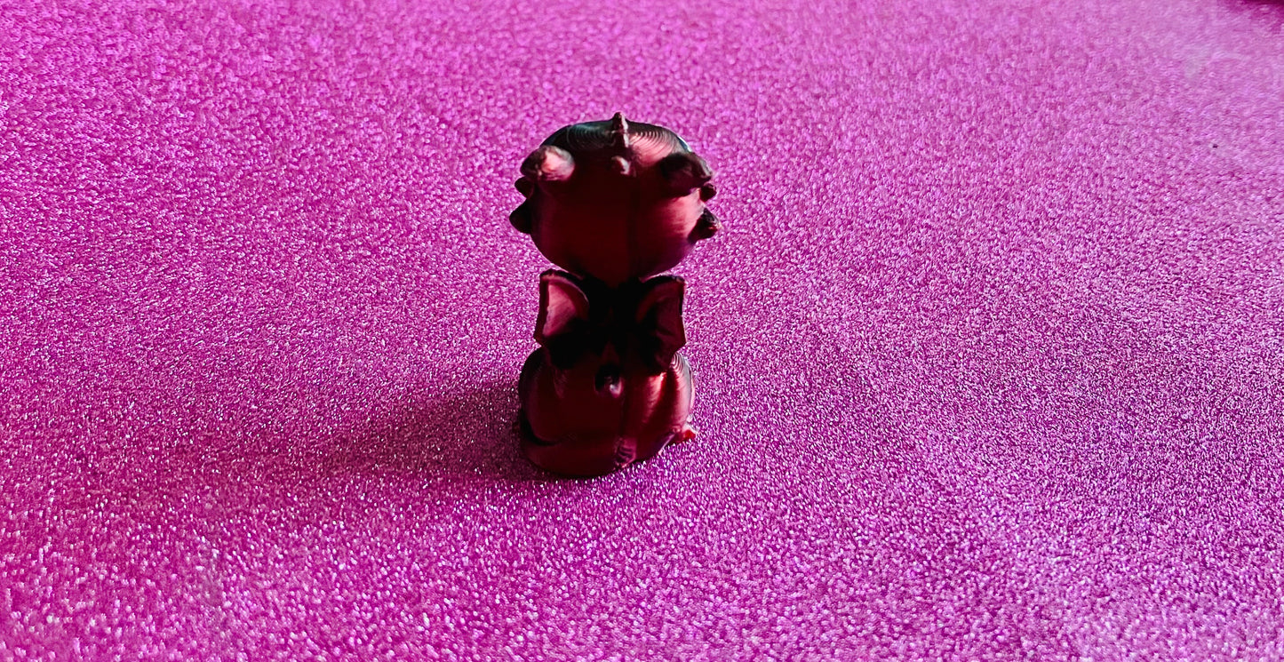3D Printed Mini Dragon (Black-Brown)