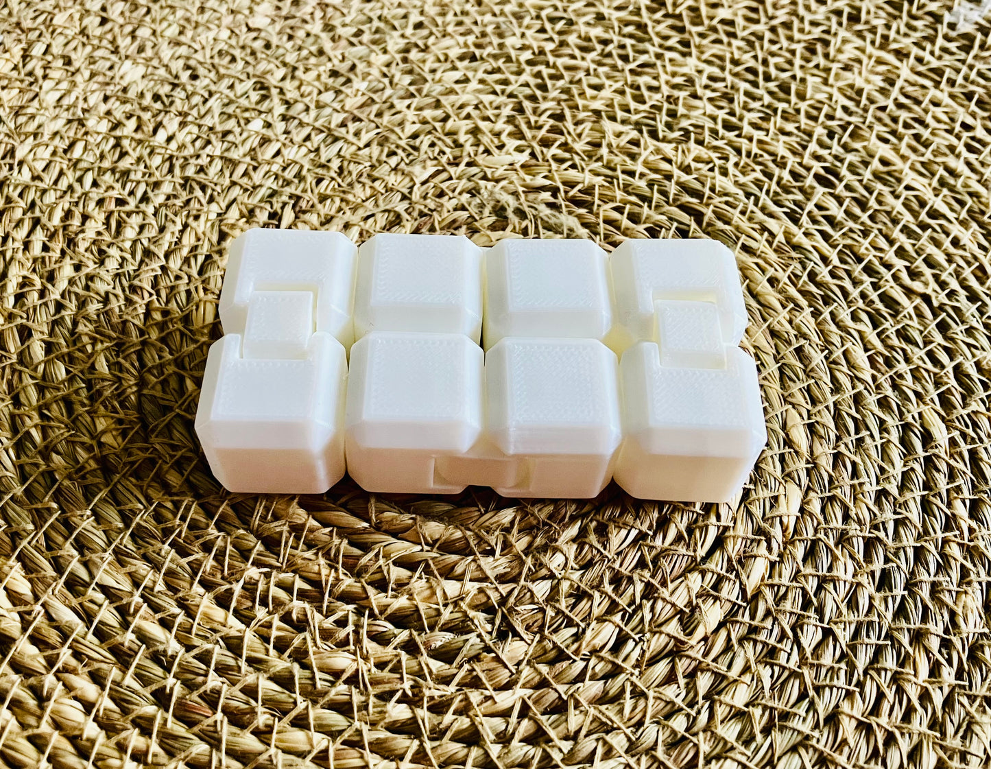 3D Printed Infinity Fidget Cube (White)