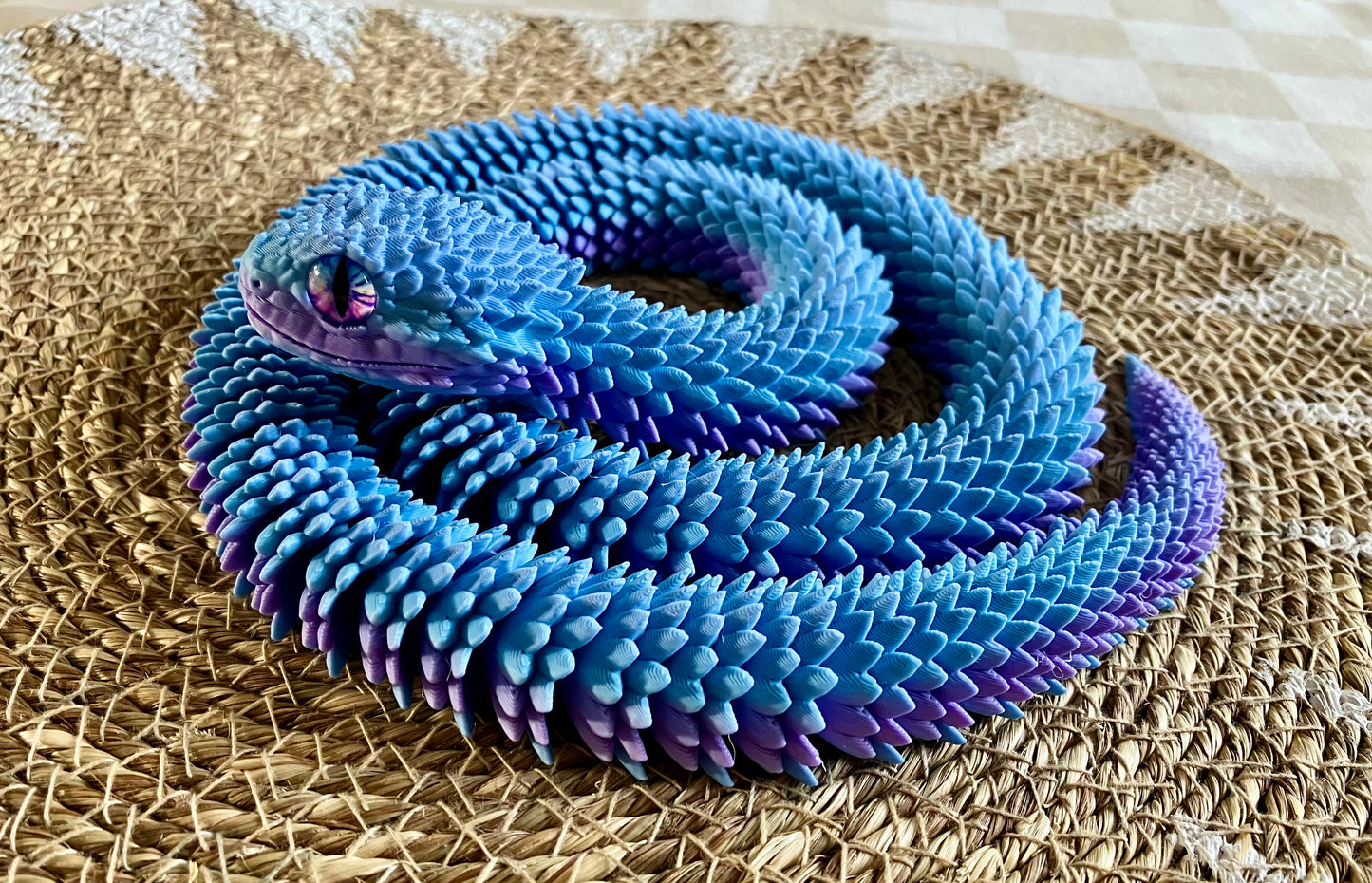 3D Printed Snake 84cm approx