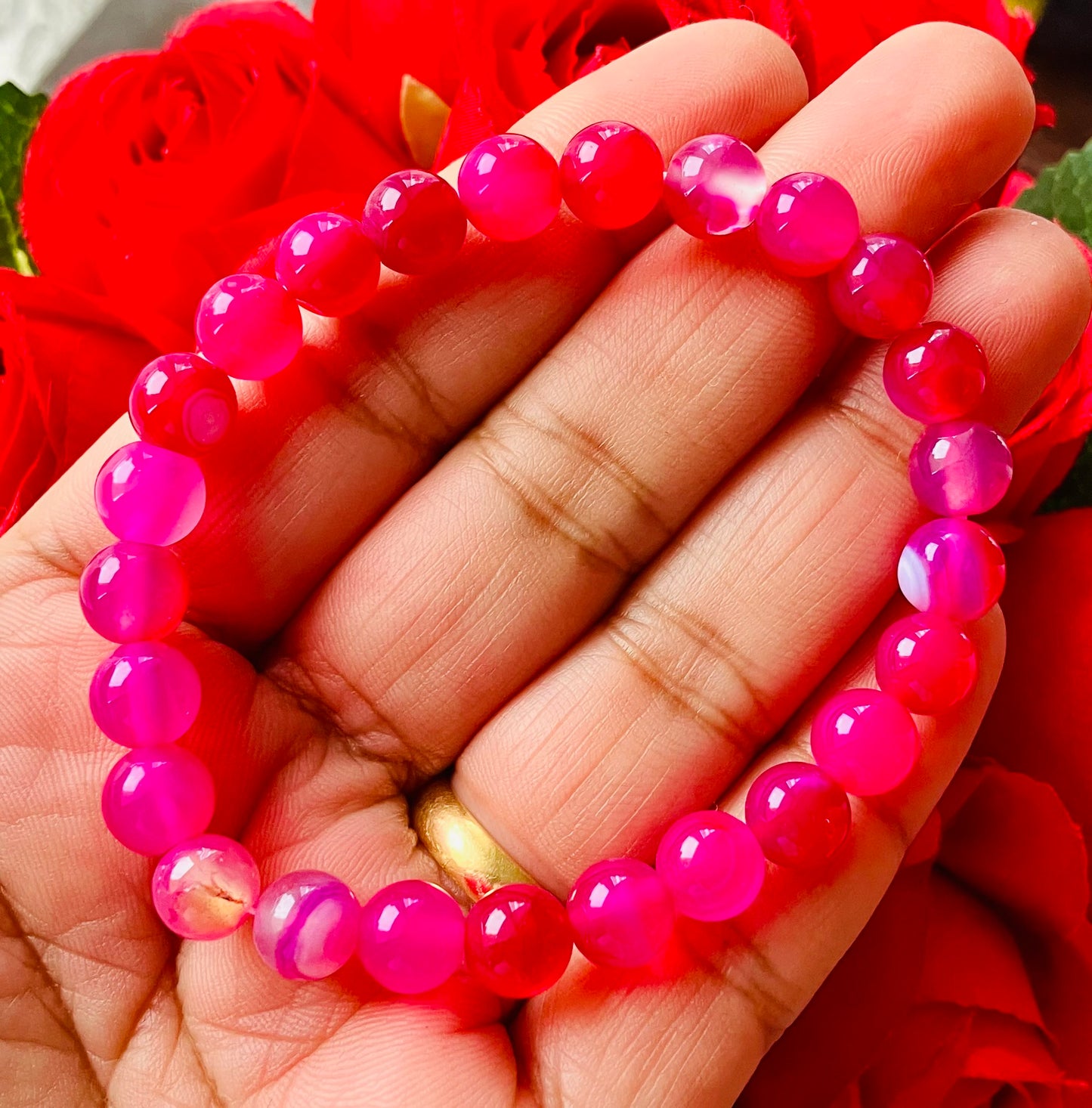Rose Agate Bracelet