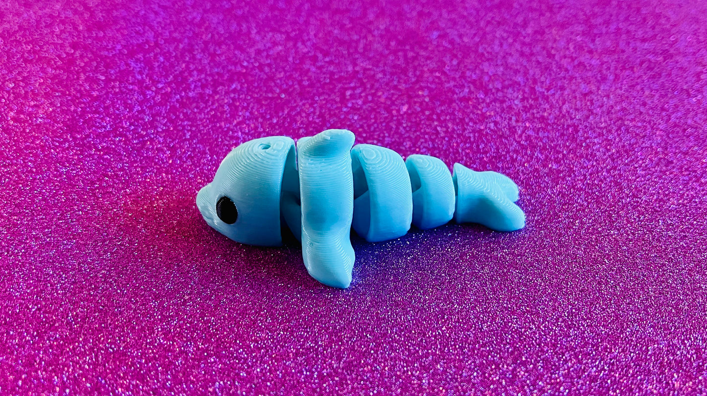 3D Printed Mini Articulated Dolphin