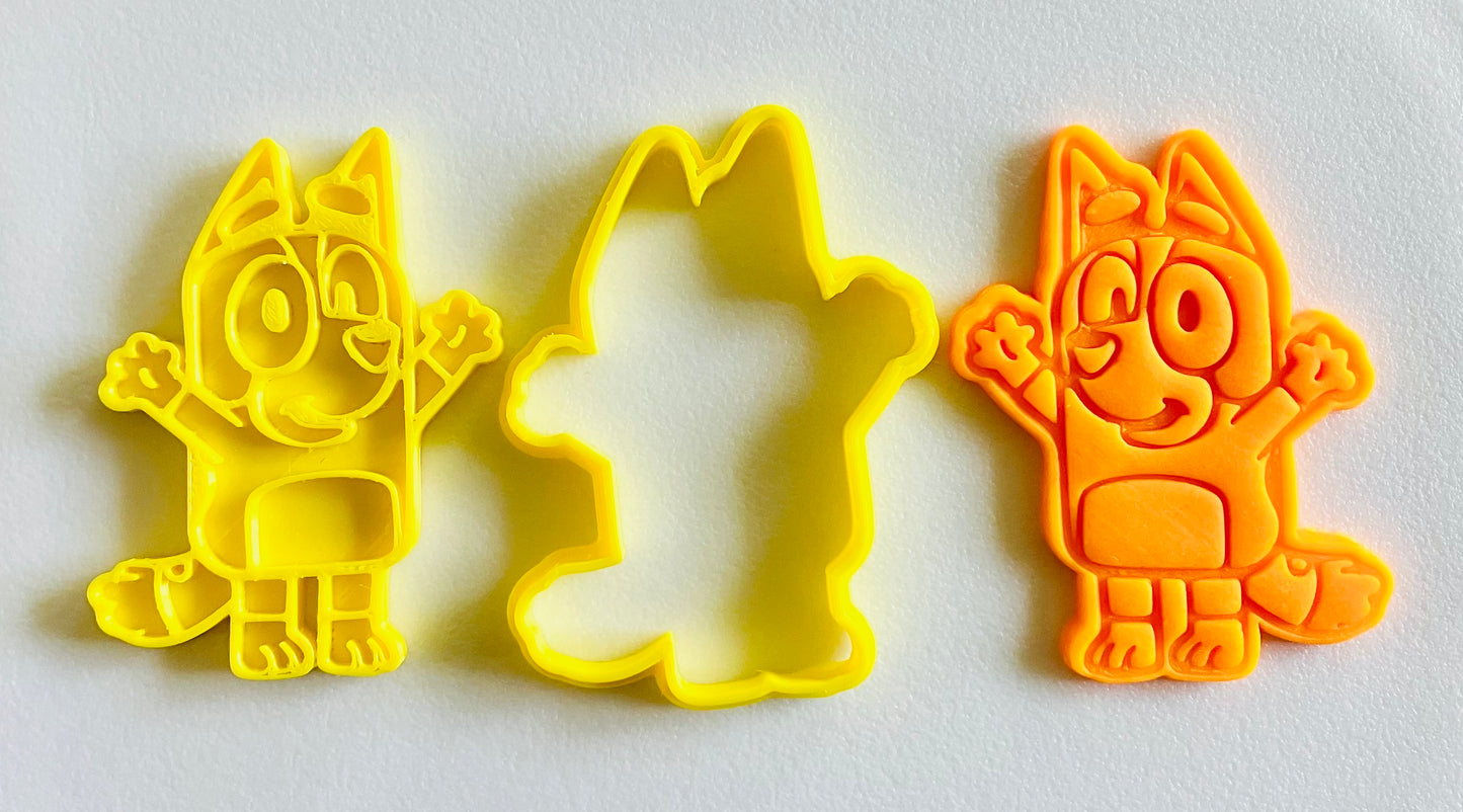 3D Printed Doh/Clay Cutter and Stamp #23