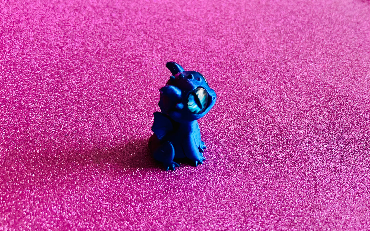 3D Printed Mini Dragon (Purple-Blue)