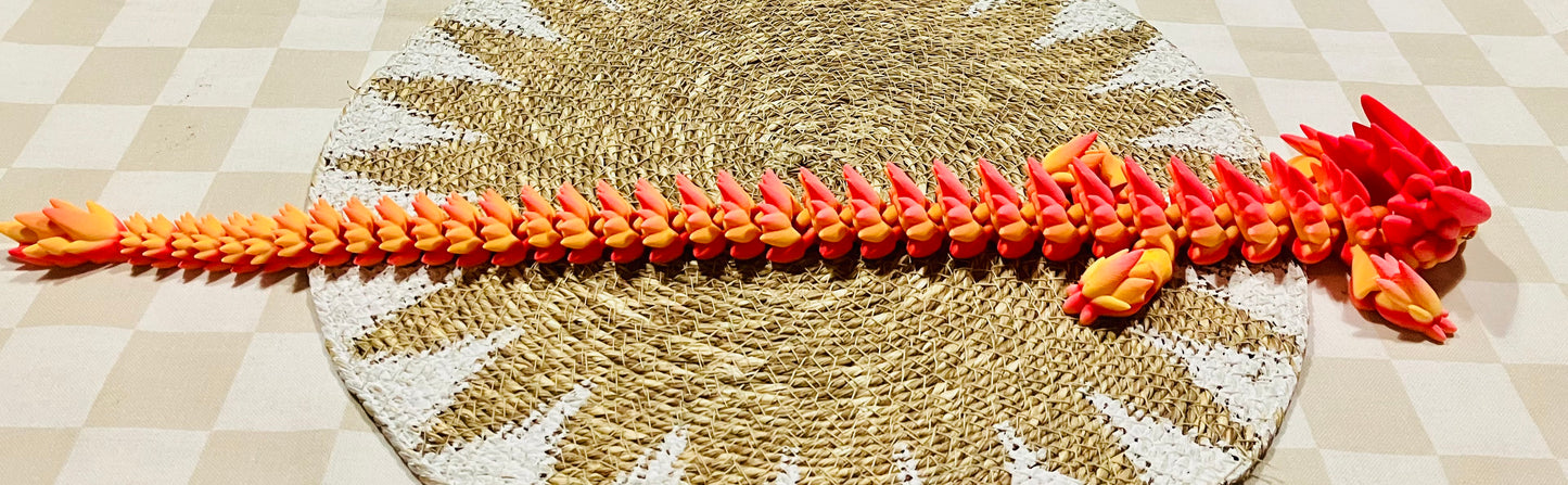 3D Printed Dragon 54cm approx