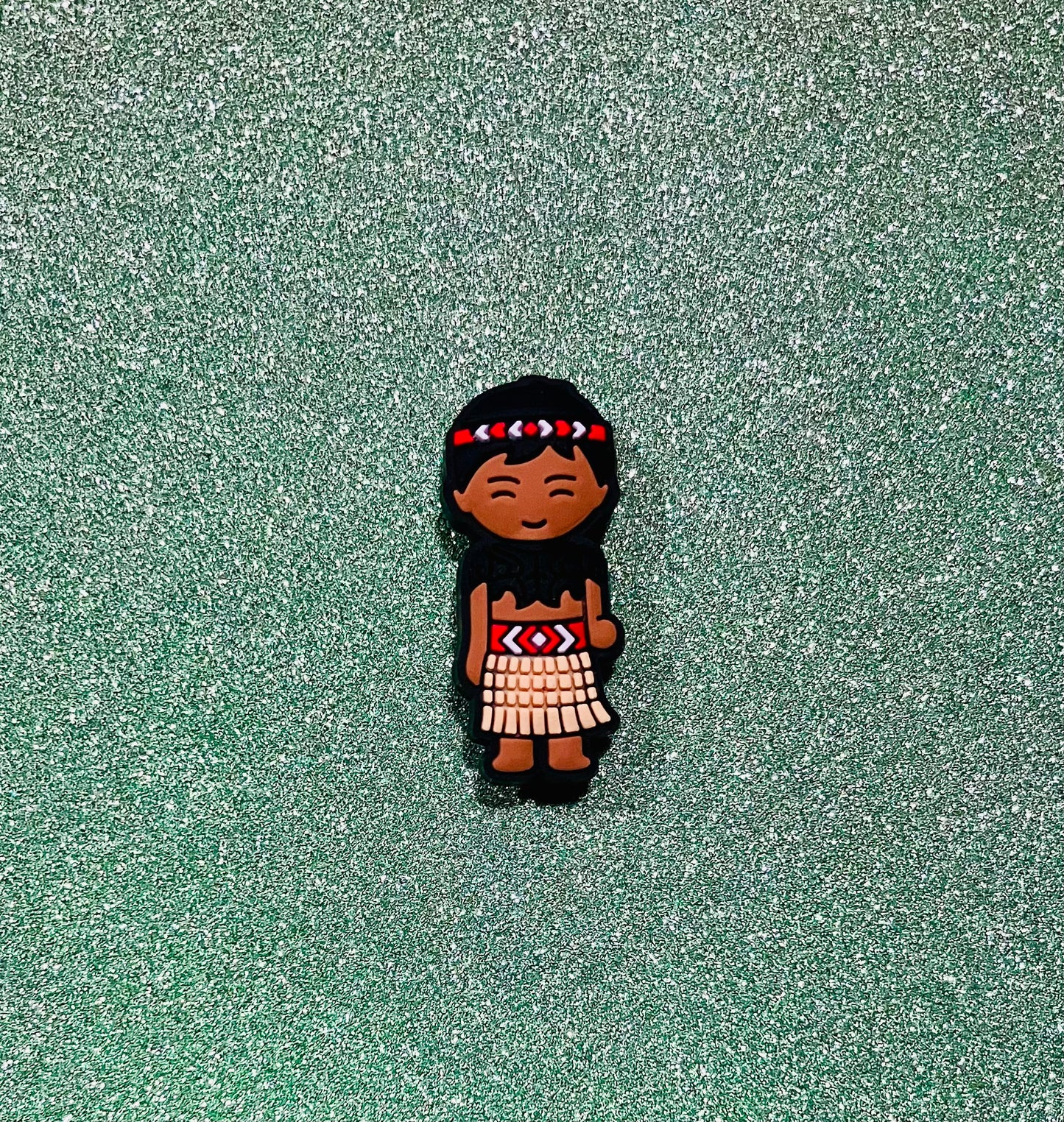 @26 Māori Boy Doll Shoe Charm