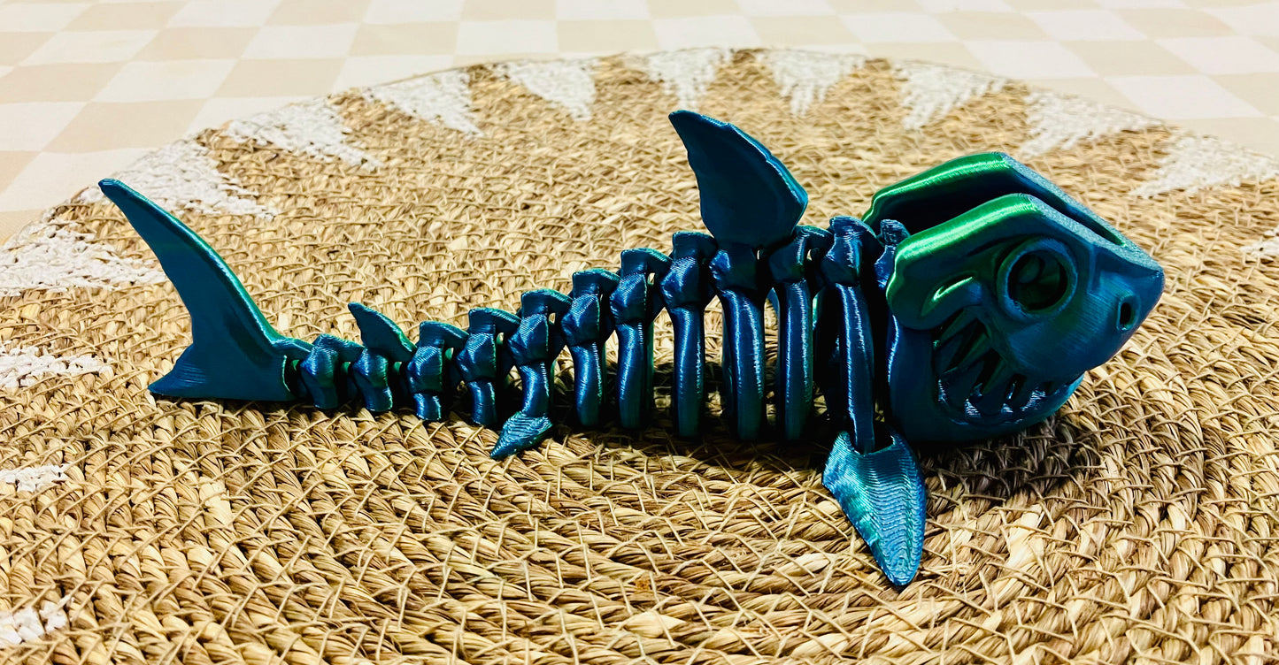 3D Printed Shark (Removable Head)