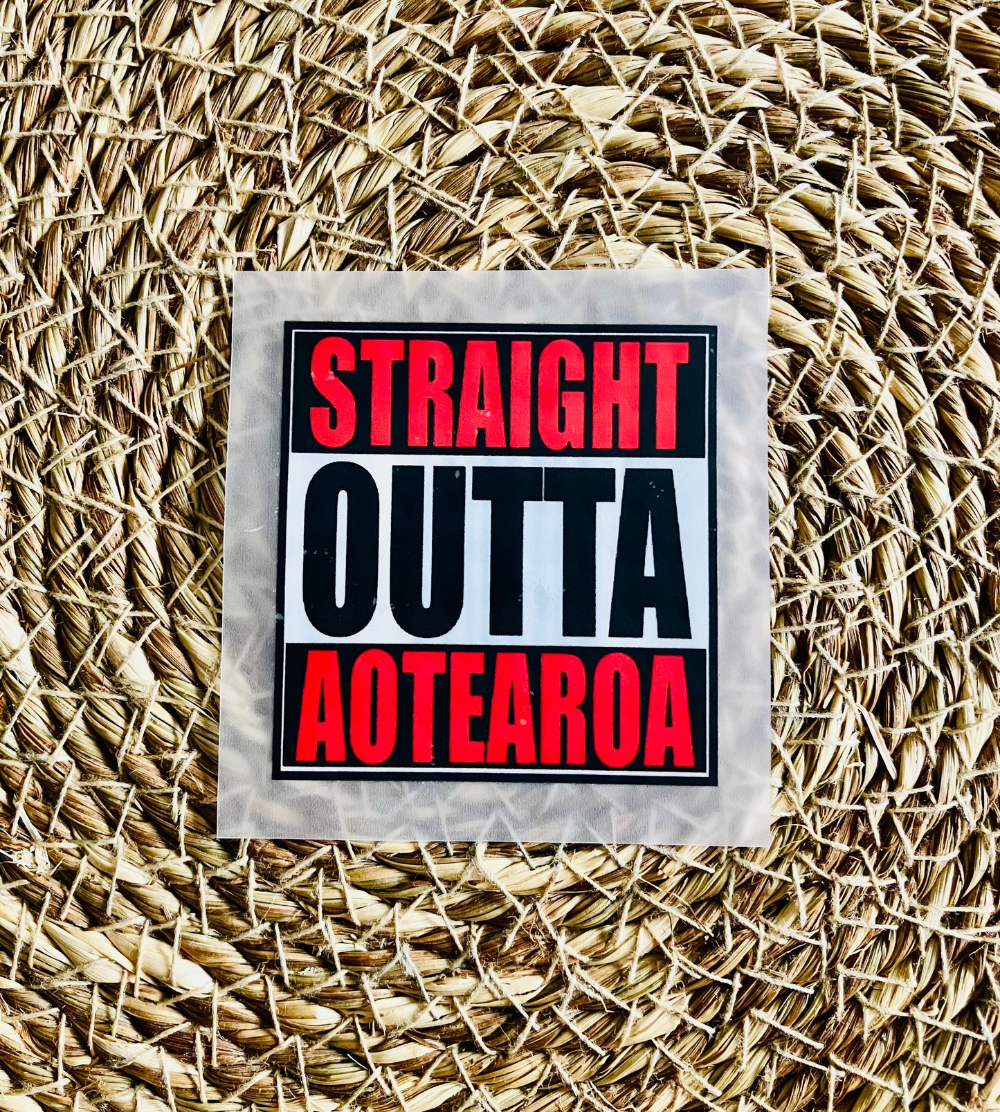 Straight Outta Aotearoa Iron On Heat Transfer for Clothing #4