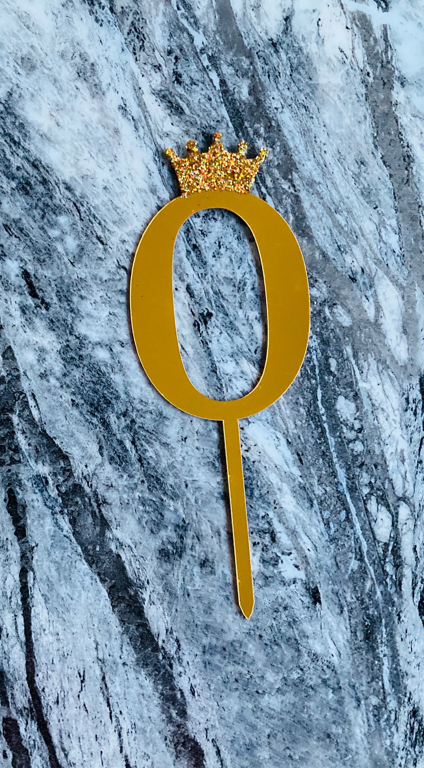 Number Cake Topper 0 (Clearance)