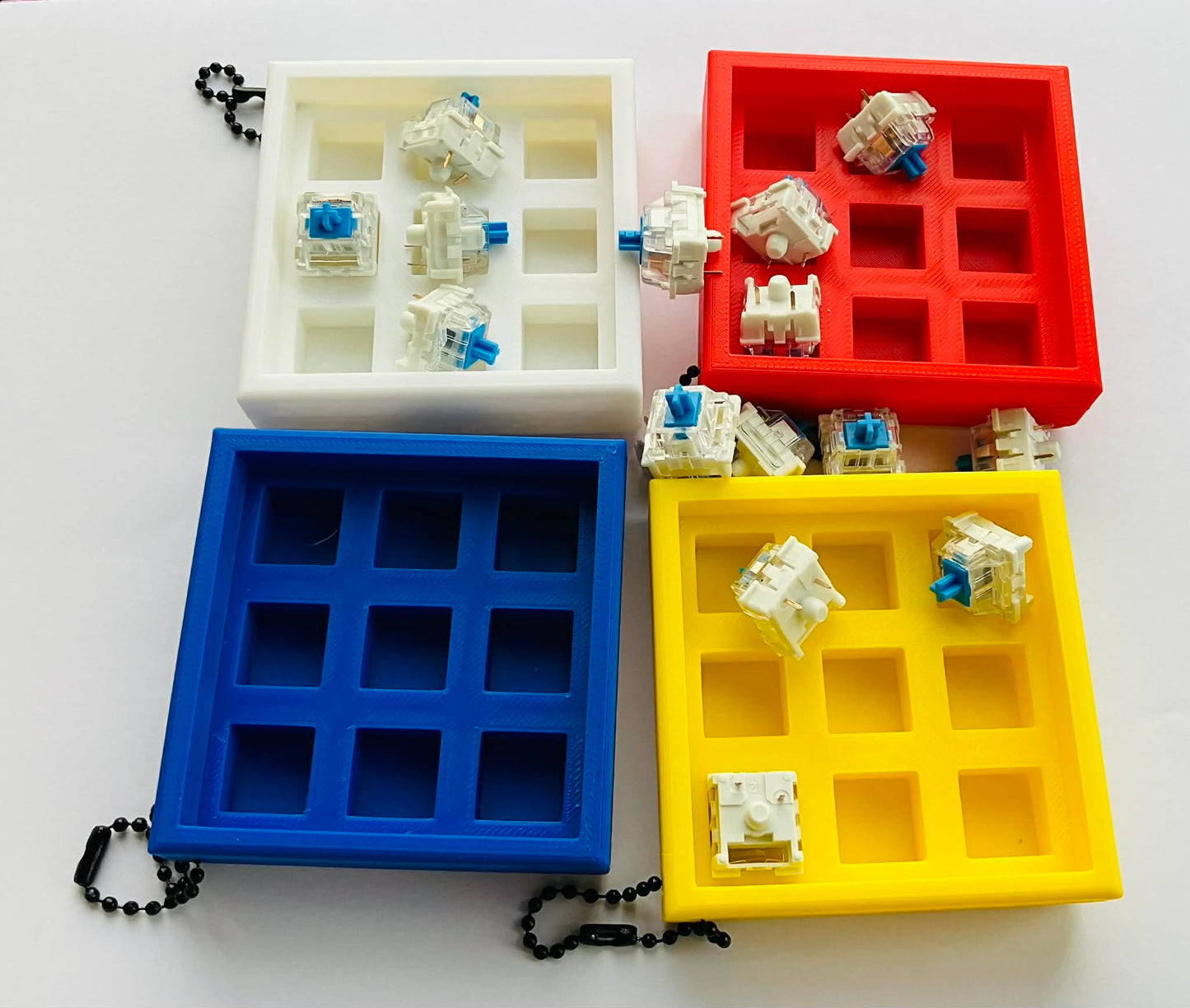 9 Clickers Keychain Base (Each Base comes with 9 Clickers)