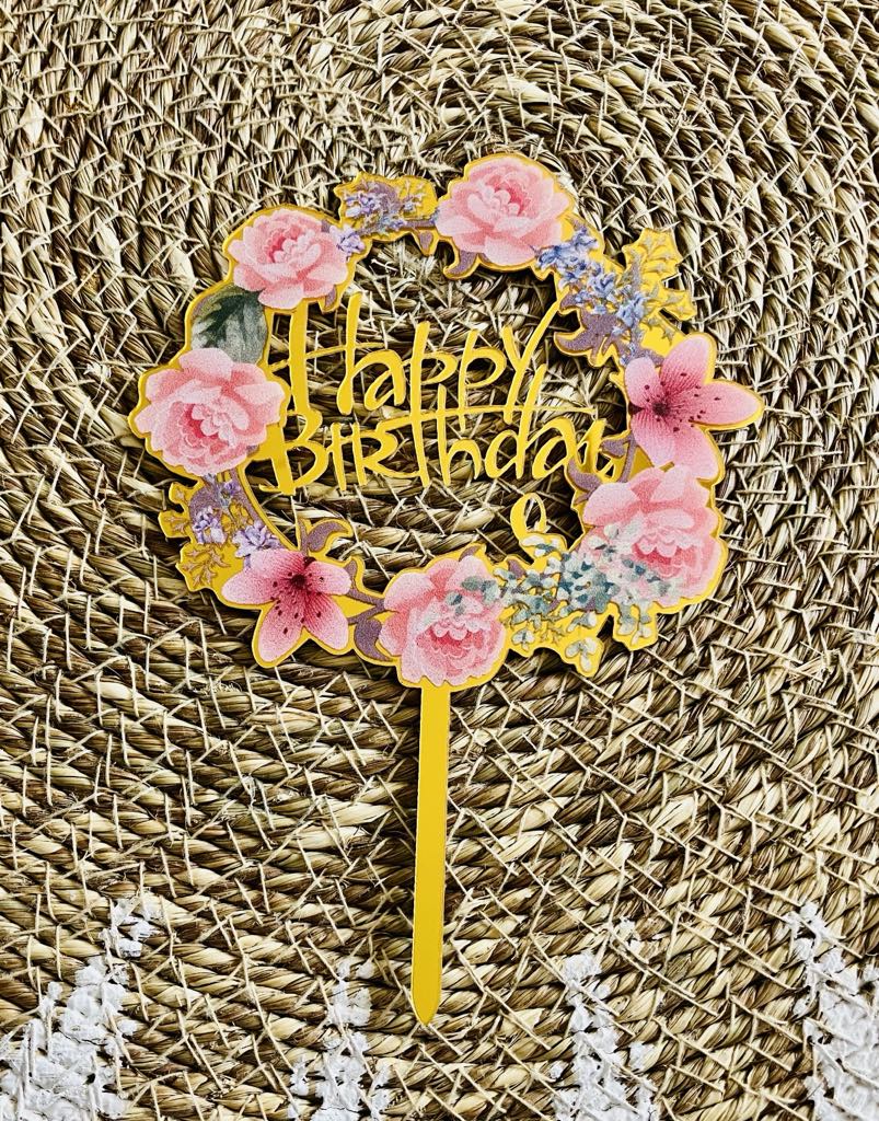Birthday Cake Topper ^1 (Clearance)