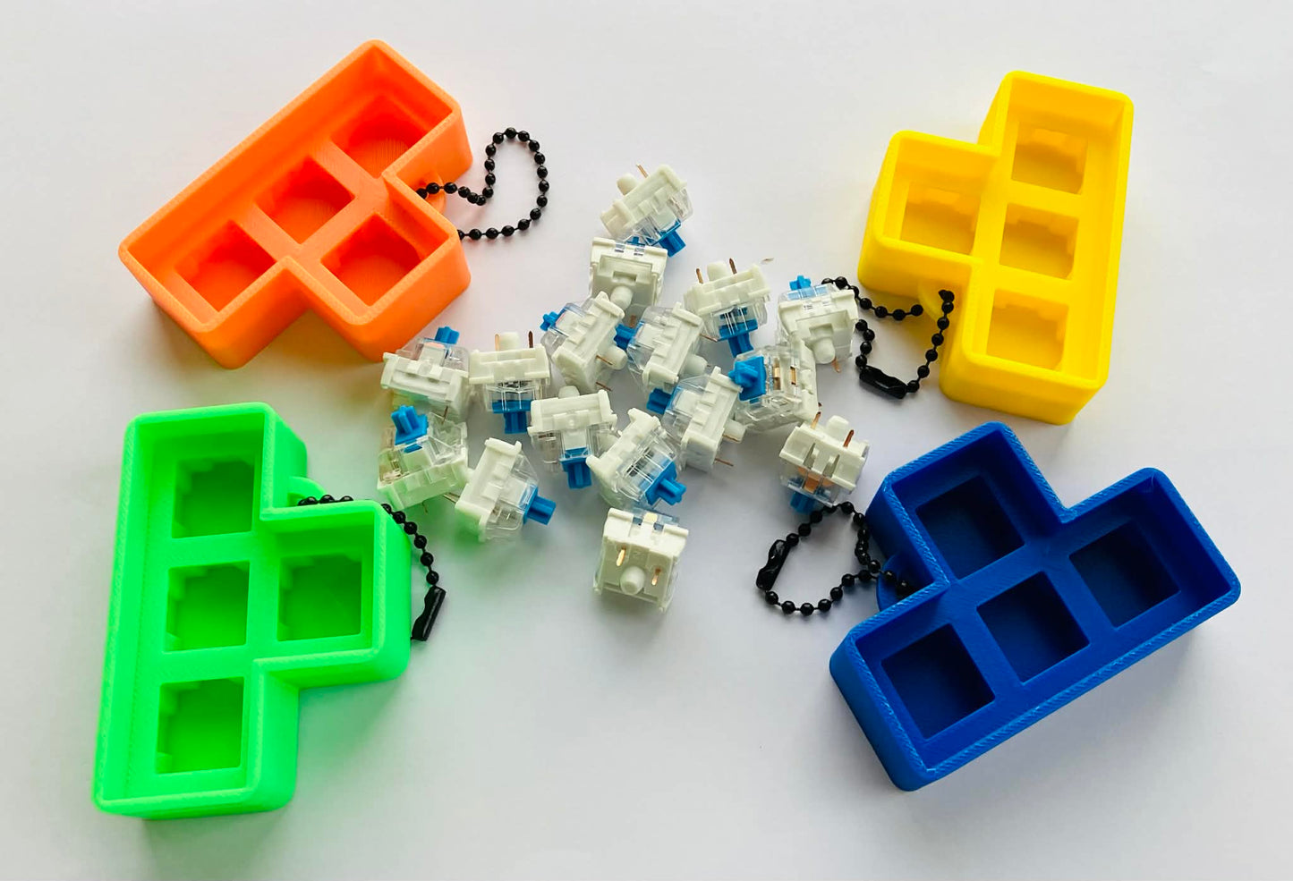 4 Clickers Keychain Base (Each Base comes with 4 Clickers)