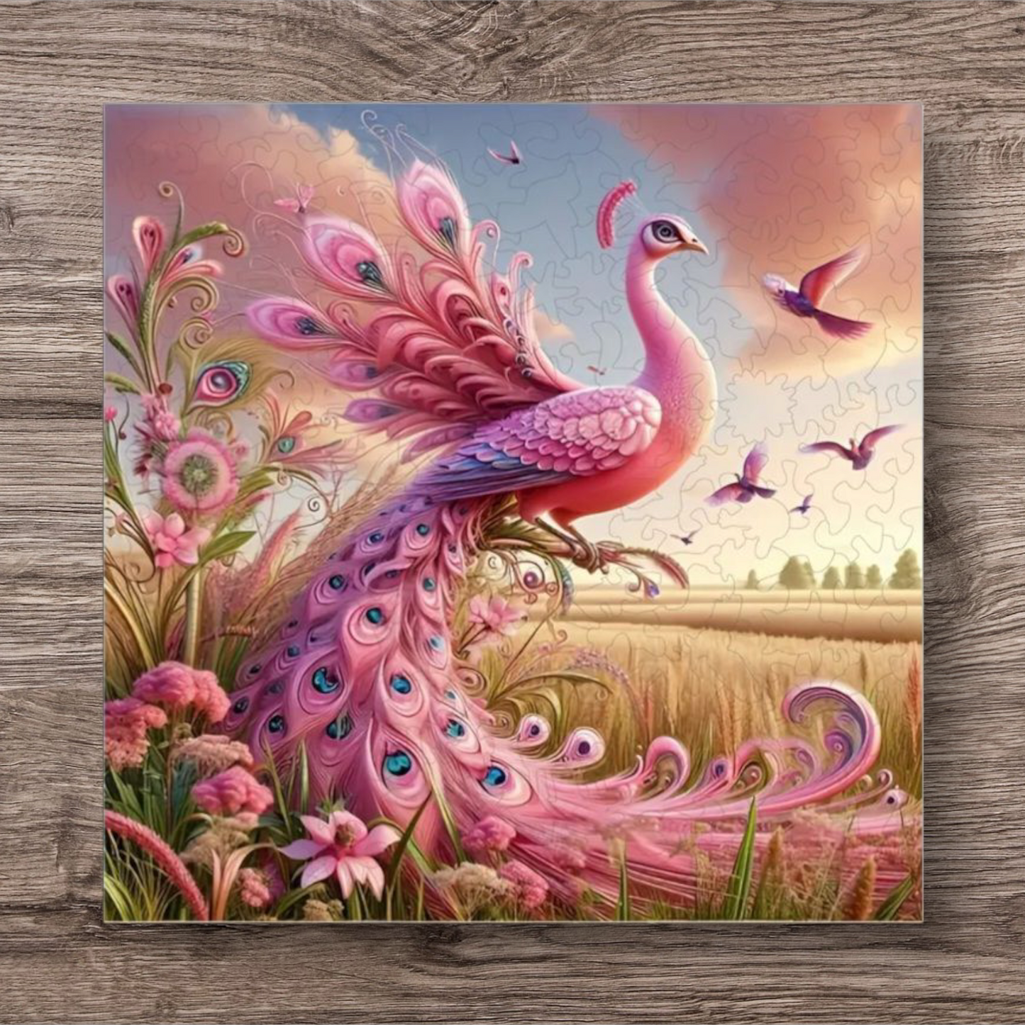 Peacock Wooden Puzzle