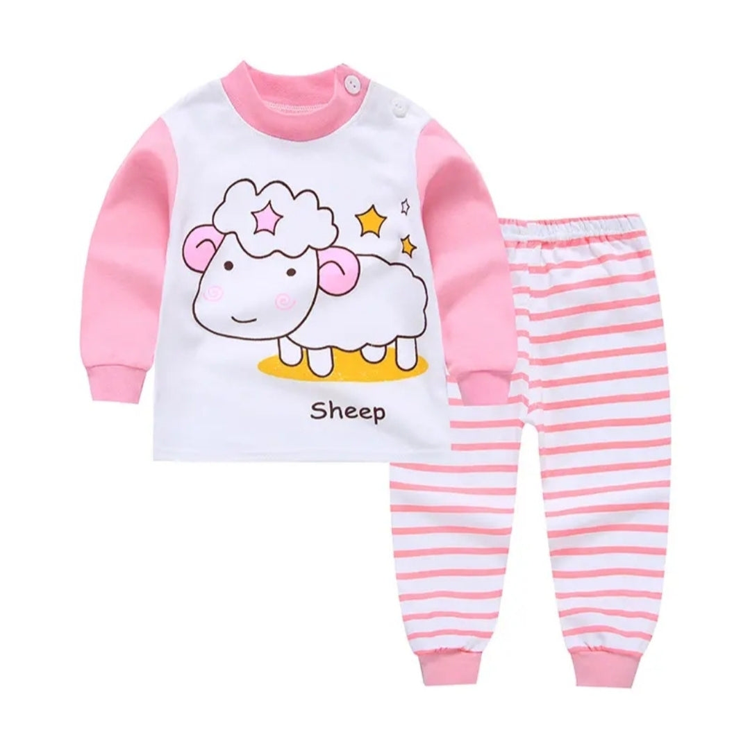 Kids Top and Pants Set (No buttons on the top) 100% Cotton (Clearance)