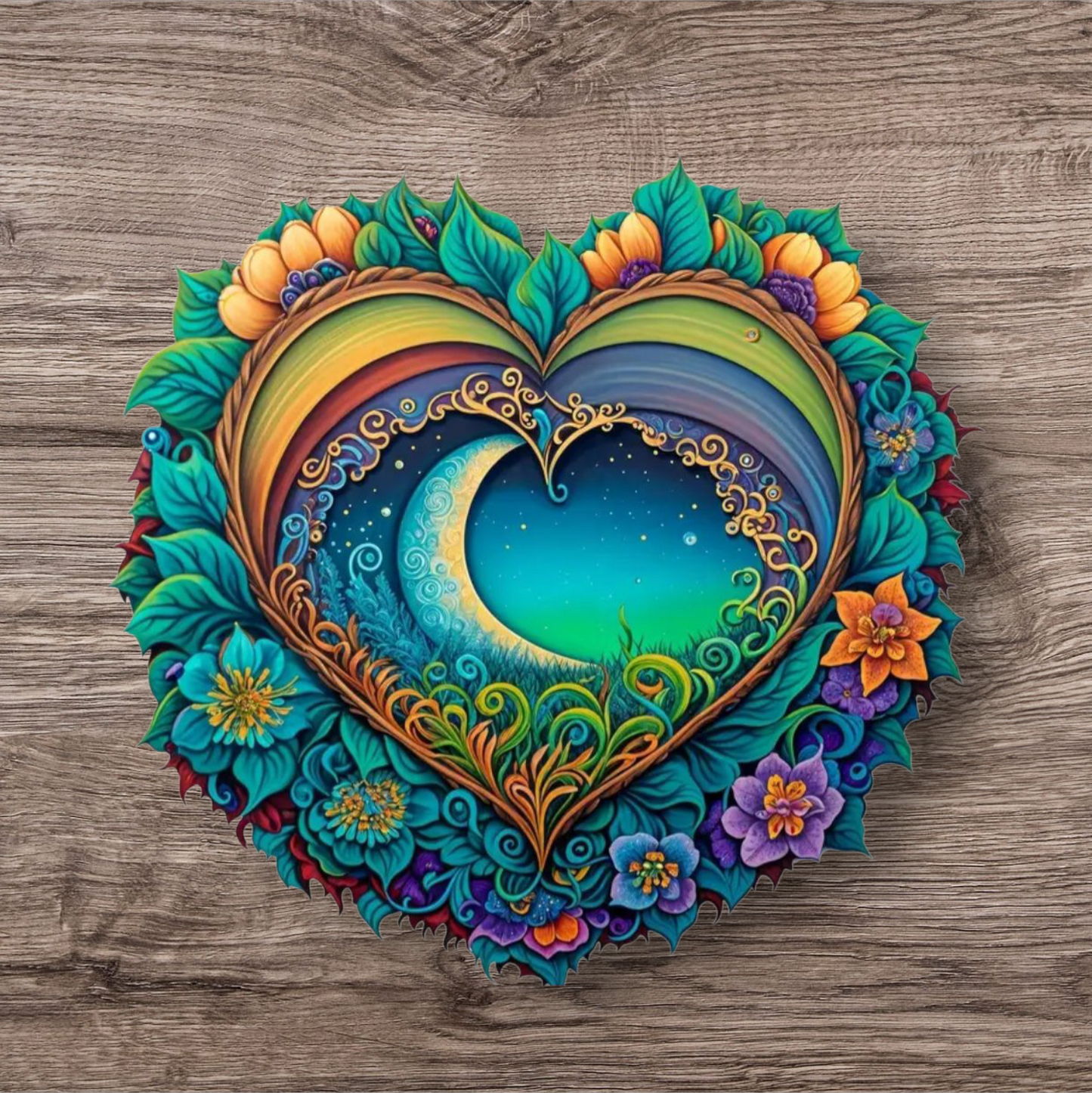 Heart Wooden Puzzle