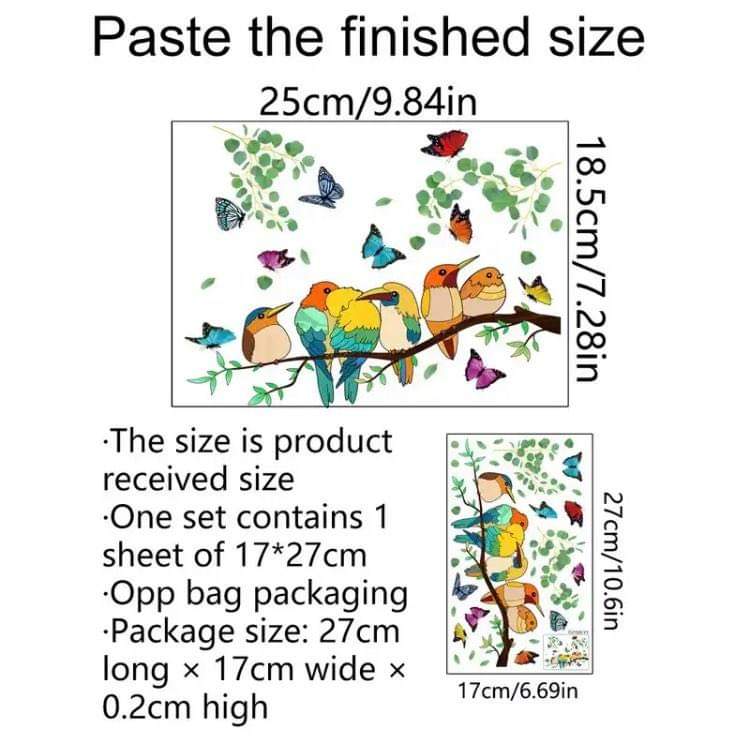 Self Adhesive Wall Sticker :10 (Clearance)