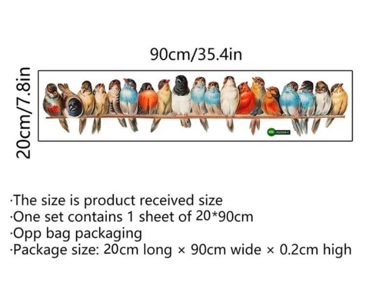 Self Adhesive Wall Sticker :8 (Clearance)