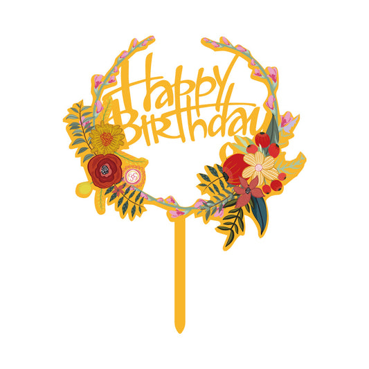 (Sale) Happy Birthday Cake Topper #4