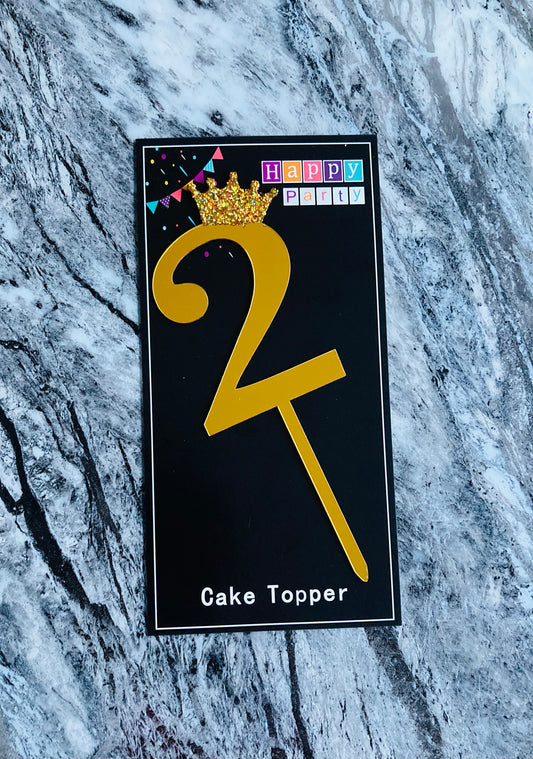 Number Cake Topper #2 (Sale)