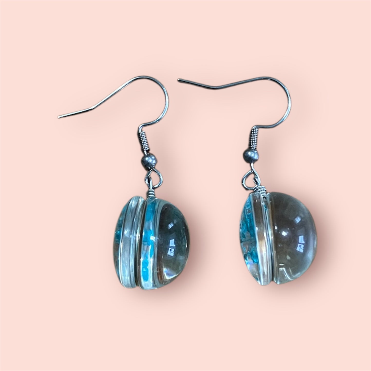 Blue Flower Earrings