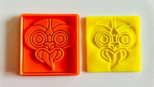 3D Printed Doh/Clay Cutter and Stamp #39