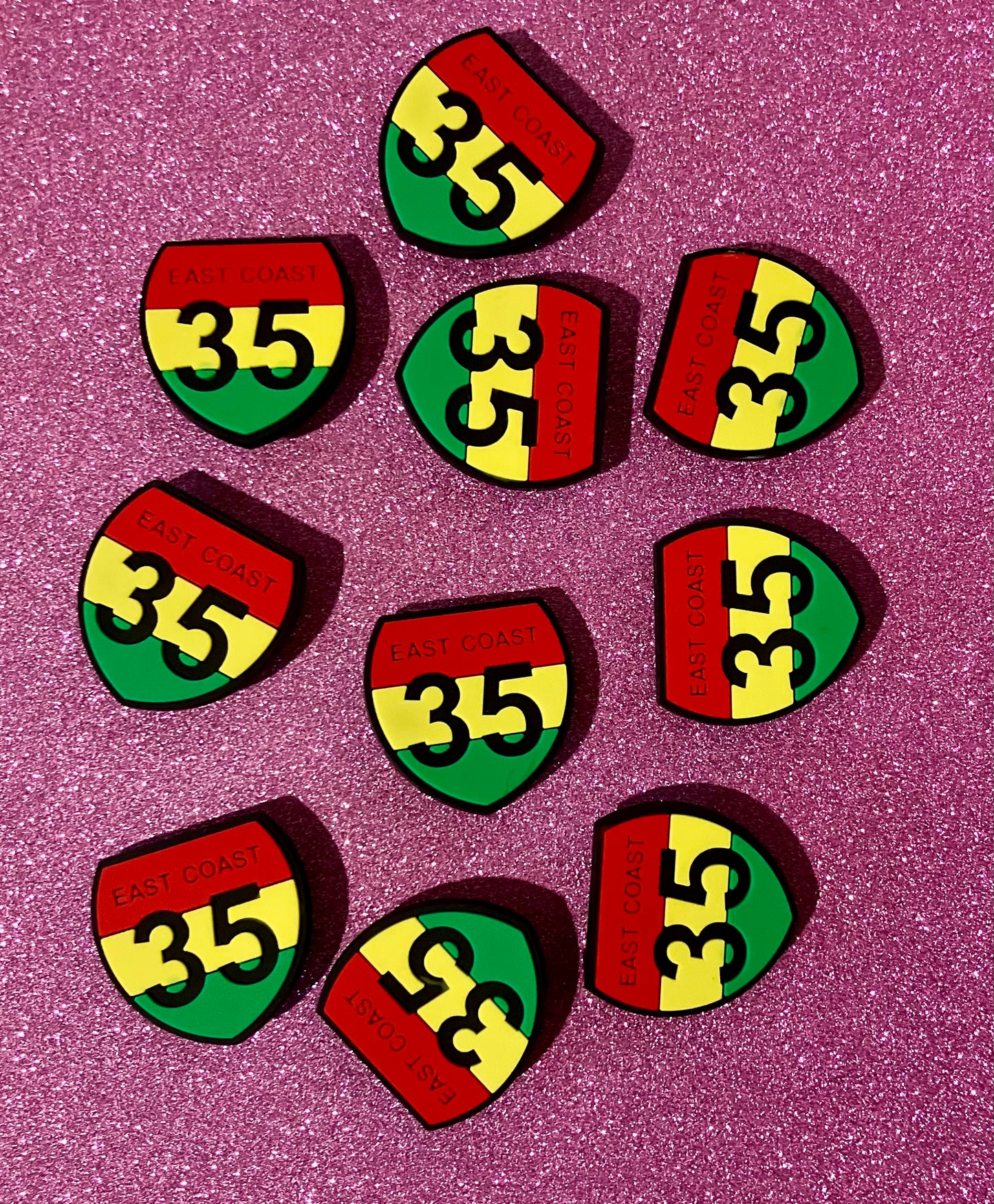 @51 Shoe Charms Pack of 10
