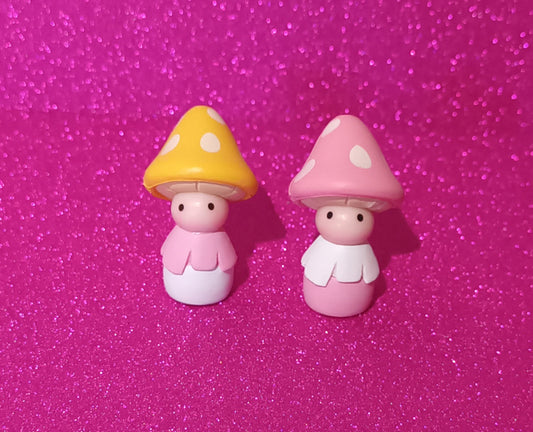 Mushroom Figurines Set