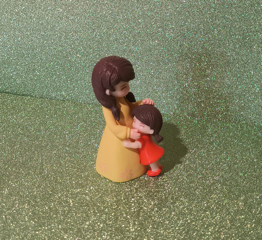 Mother-Daughter Figurines #2 (Attached together)