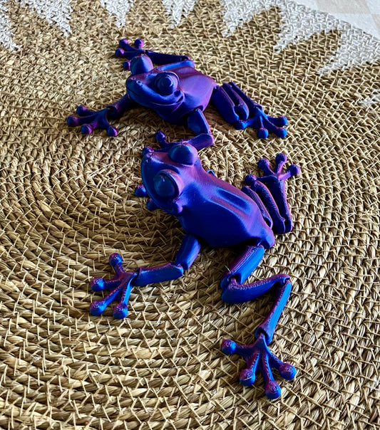 3D Printed Frogs Set of 2