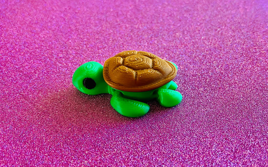 3D Printed Mini Articulated Turtle