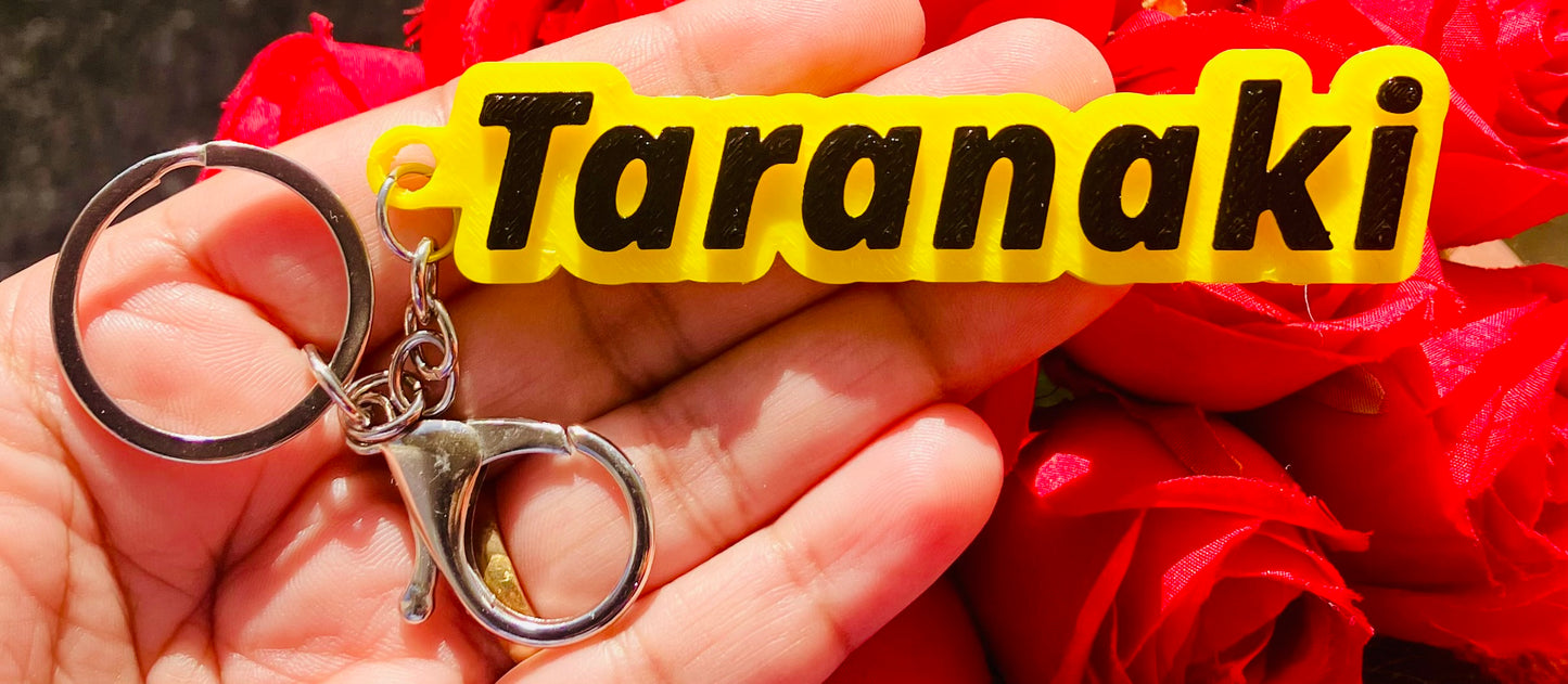 3D Printed Hand Painted Keychain/Bagchain #Taranaki