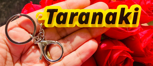 3D Printed Hand Painted Keychain/Bagchain #Taranaki