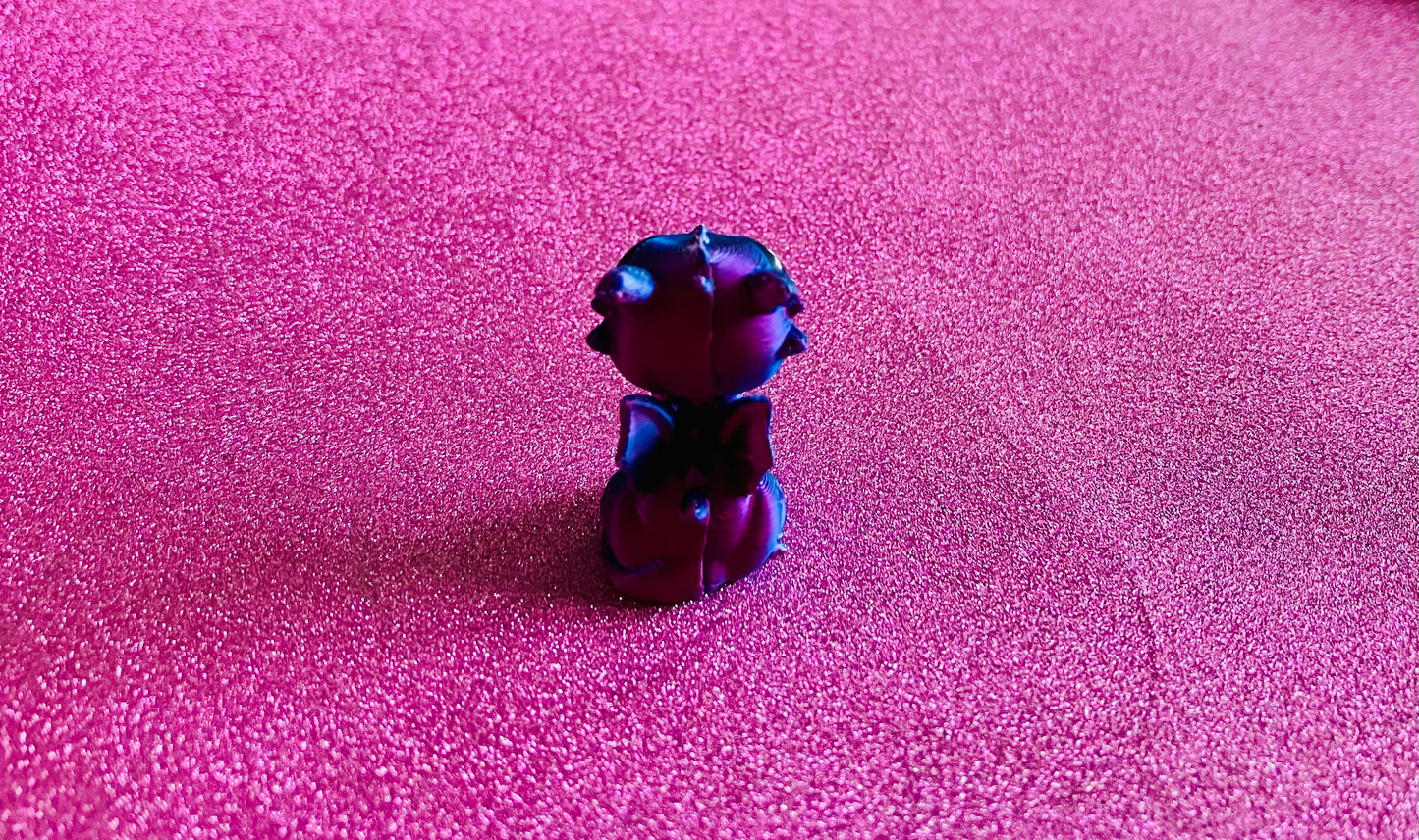 3D Printed Mini Dragon (Purple-Blue)