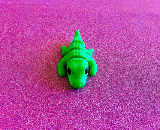 3D Printed Mini Articulated Crocodile