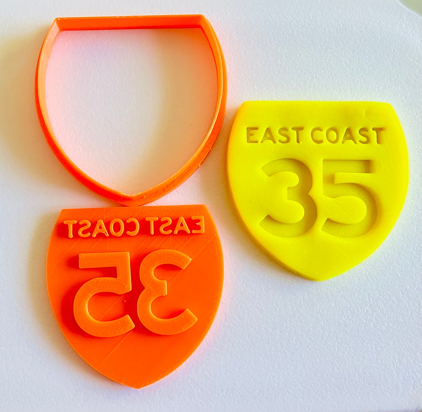 3D Printed East Coast 35 Doh/Clay Cutter and Stamp #47
