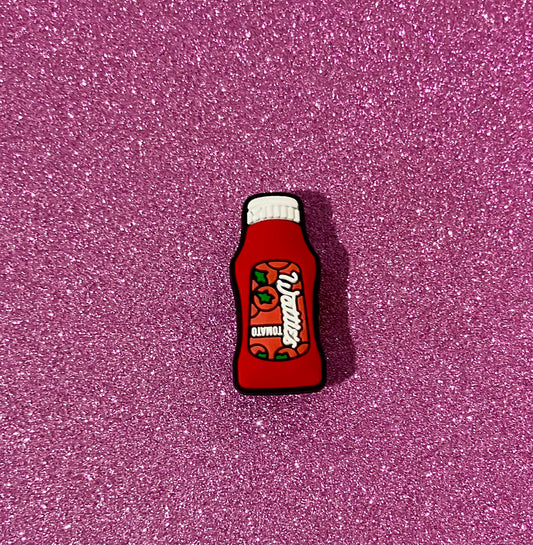Ketchup Shoe Charm
