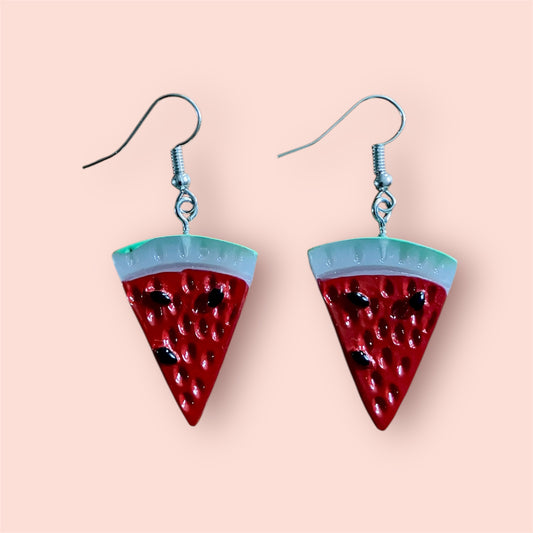 Watermelon Slice Earrings