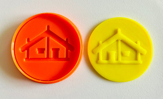 3D Printed Wharenui Doh/Clay Cutter and Stamp #
