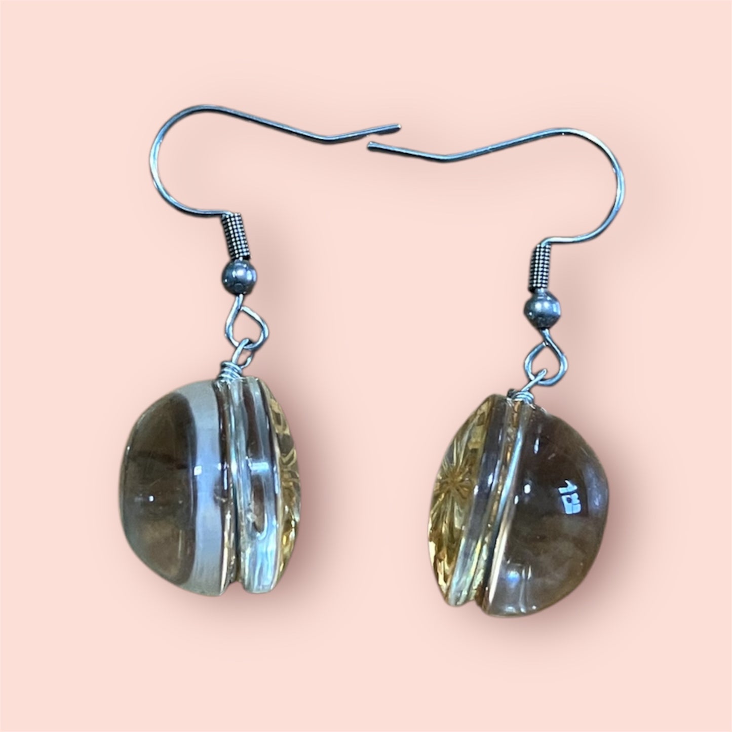 Yellow Flower Earrings