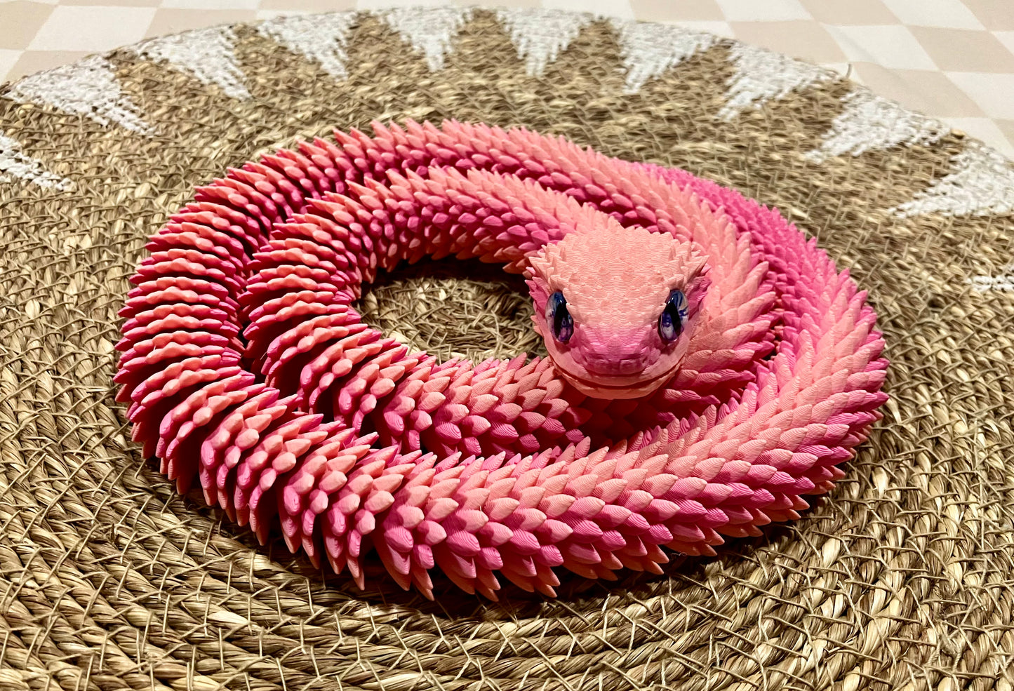 3D Printed Snake 84cm approx